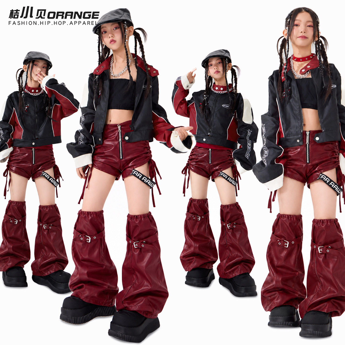 女童爵士舞演出服模特走秀儿童