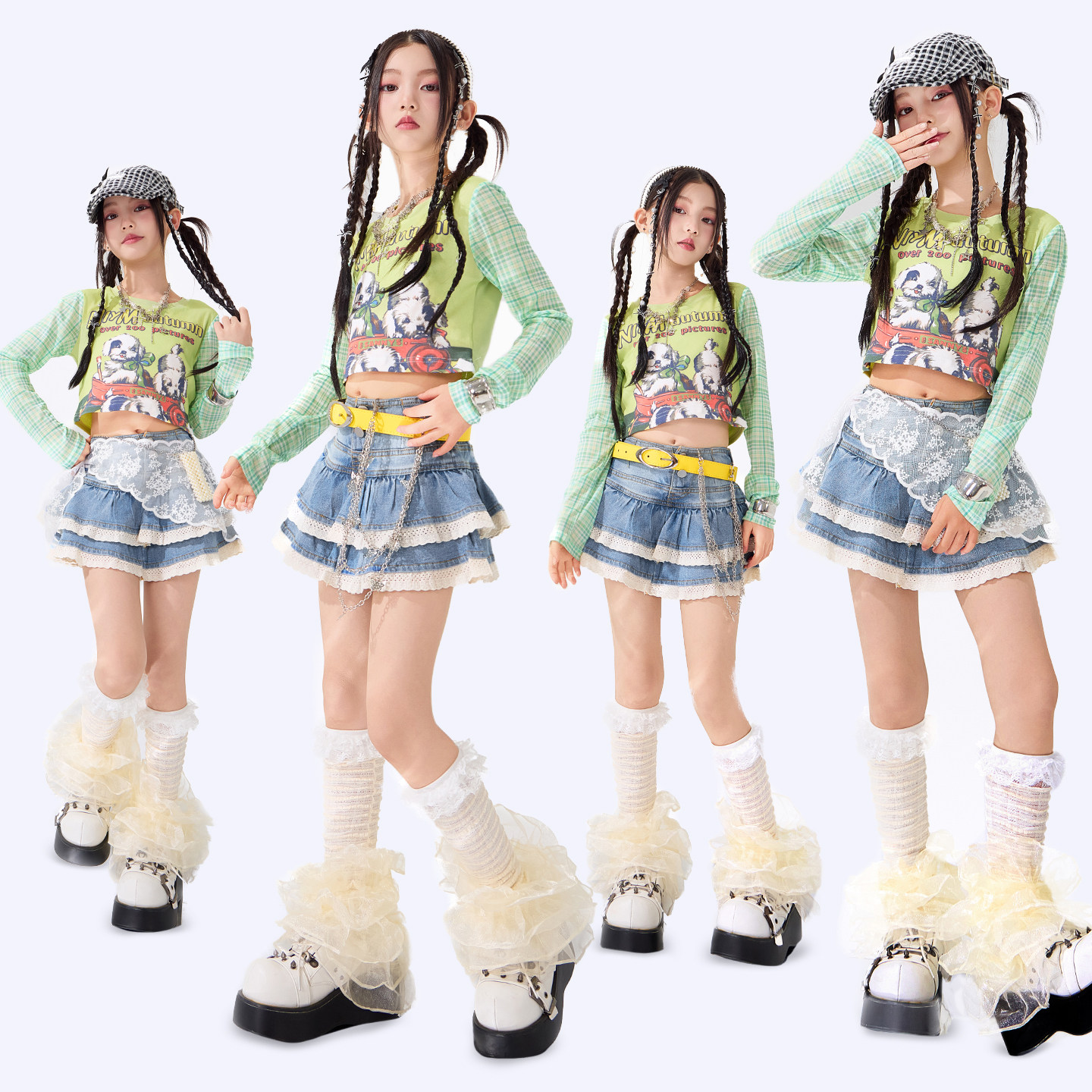 儿童街舞演出服少儿hiphop女童