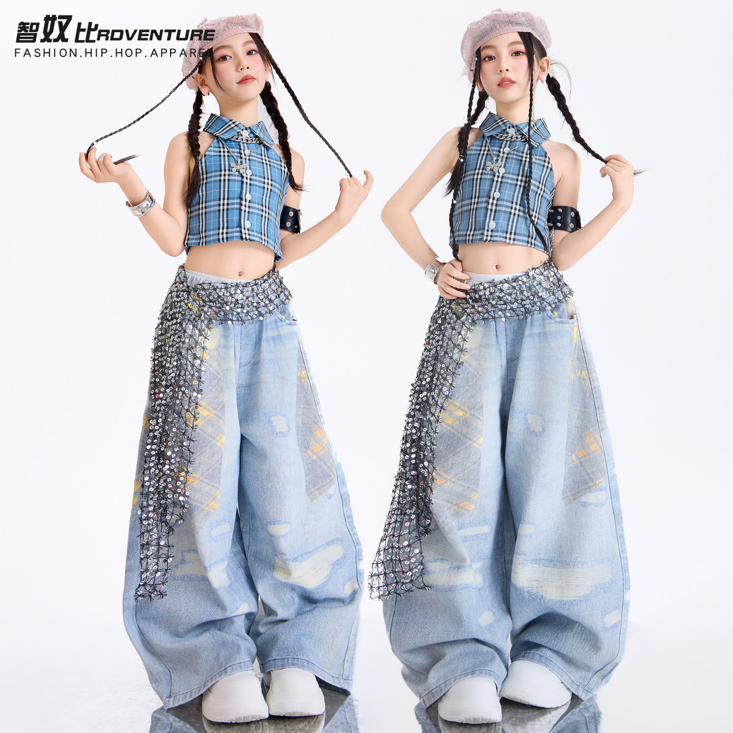 女童爵士舞演出服装2026新款女