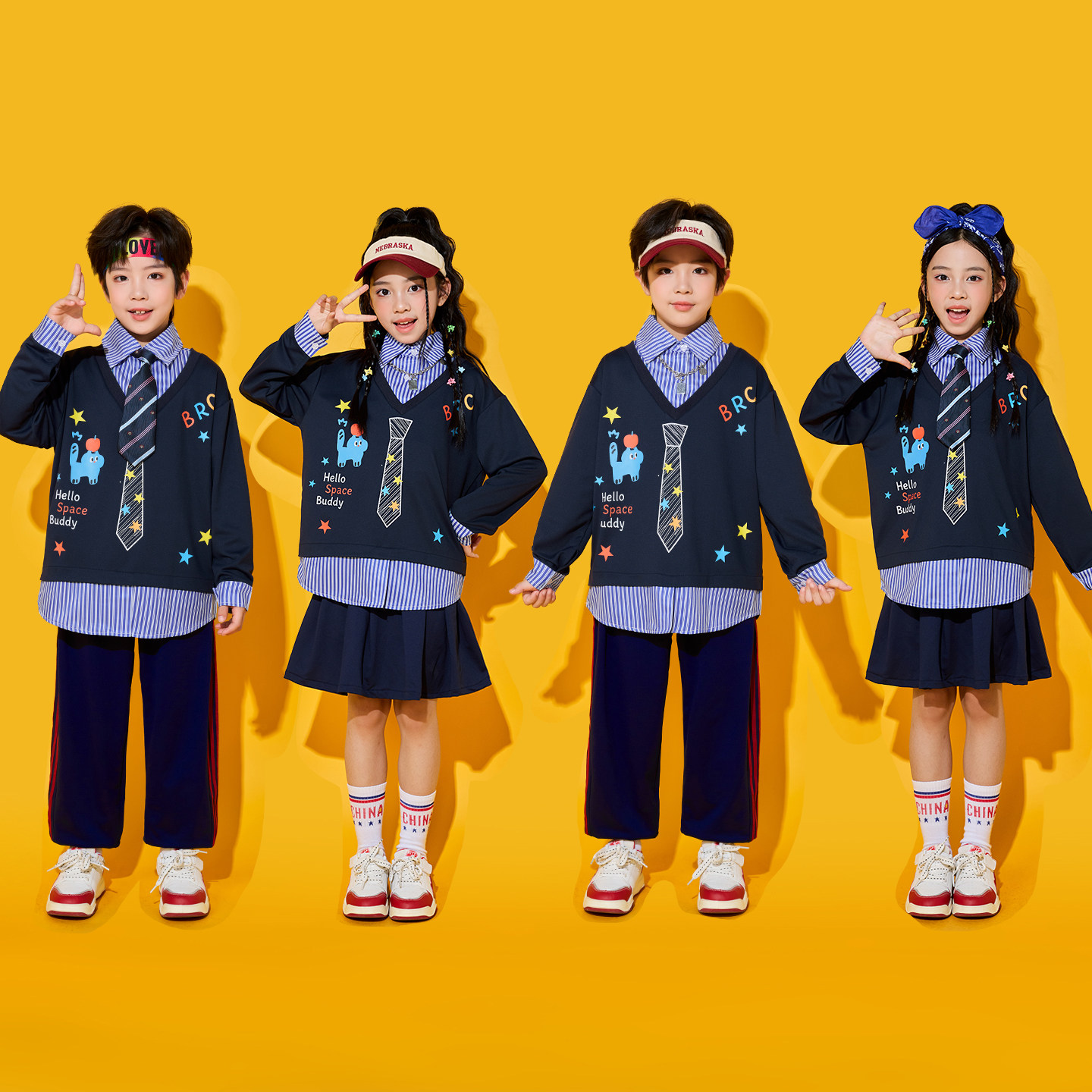小学生运动会服装班服团体开幕式