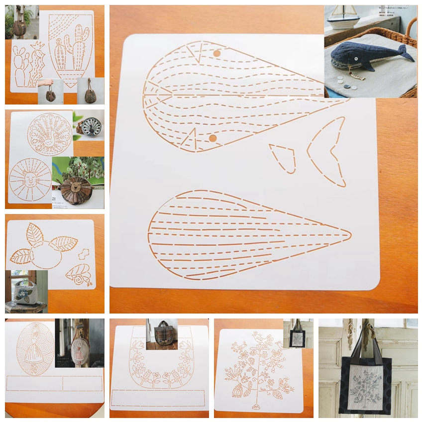 晗颖手工 先染书拼布模板  齐藤新款 送扫描日文教程