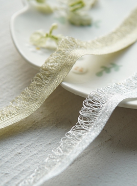 晗颖手工花边蕾丝金银丝毛须可做马鬃毛花边总宽2cm