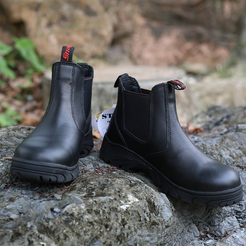 切尔西靴钢头静电40-46高帮防砸