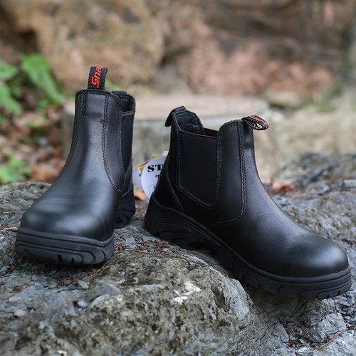 切尔西靴钢头静电40-46高帮防砸