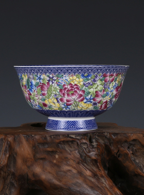 清乾隆粉彩古董古玩