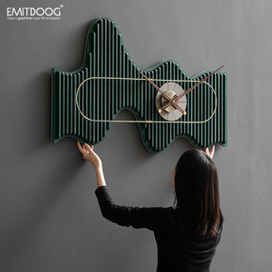 EMITDOOG北欧轻奢时钟表挂钟客厅背景墙面装饰艺术现代简约饰品