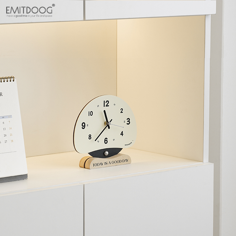 玄关摆台式时钟装饰摆件
