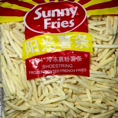 爱味客阳光1/4冷冻2kg*1裹粉薯条细薯冷冻油炸薯条半成品整箱