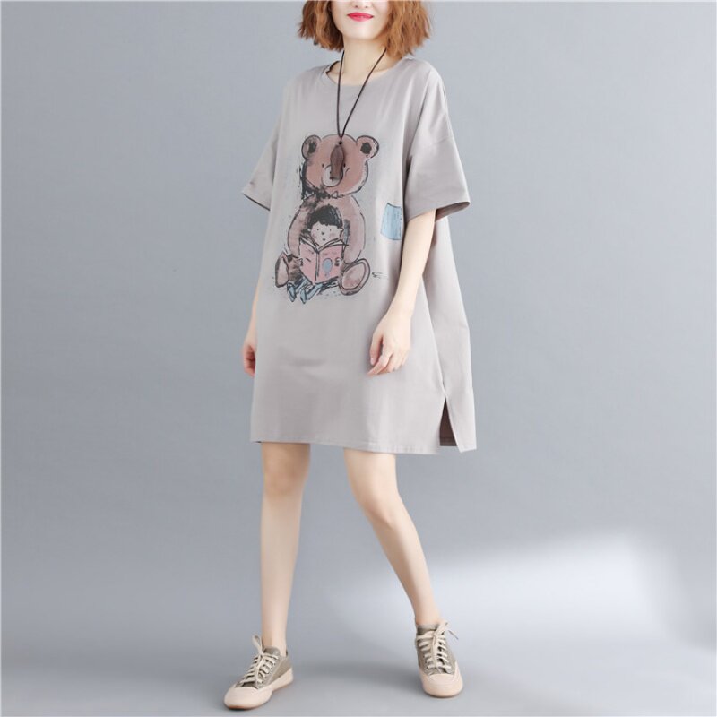 适合胖女人穿的上衣大码女装200斤胖MM夏装洋气宽松中长款文艺T恤|msdalam kategori Butik wanita / wanita, wanita saiz besar - dari Buy2taobao.com untuk memberikan perkhidmatan ejen Taobao profesional membeli