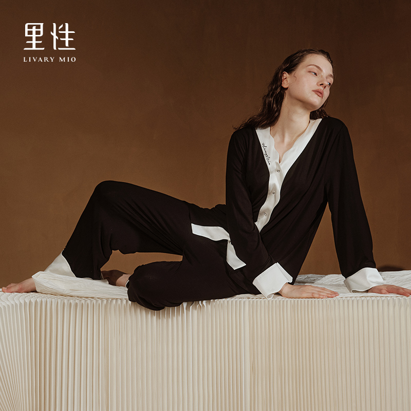 里性女性家居服法式复古