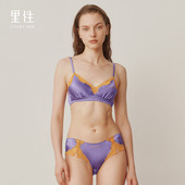 LIVARY MIO 宣言 里性 蕾丝真丝拼接法式 刺绣无钢圈内衣文胸