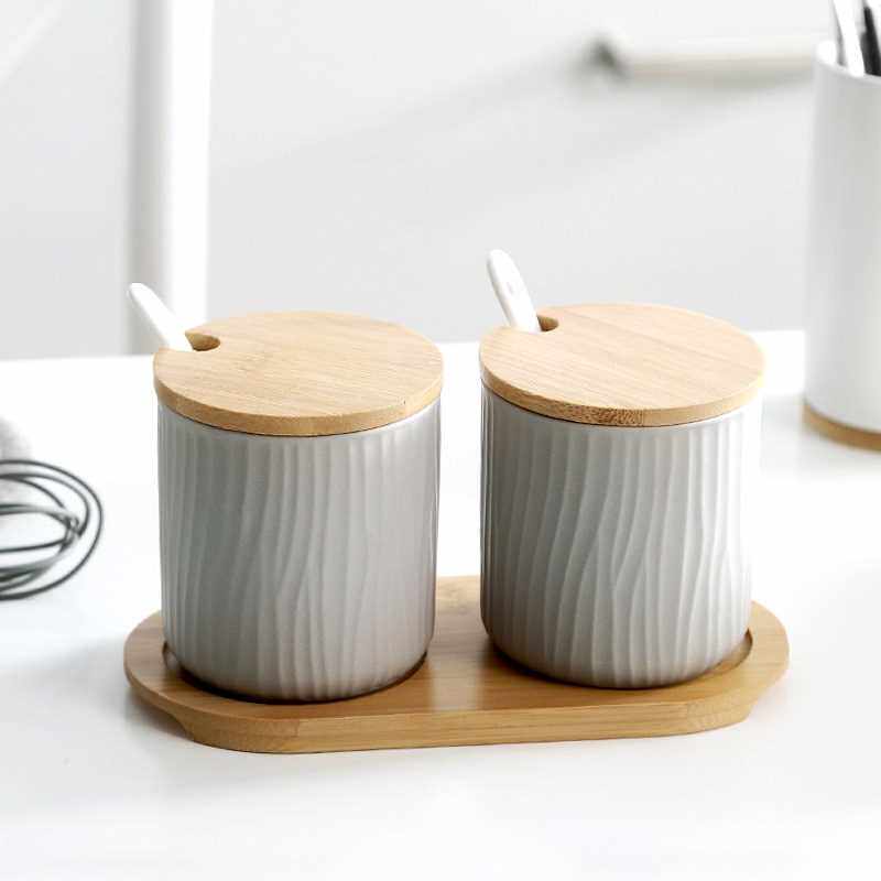 Northern Europe household ceramics Cruet Seasoning Box Condiments Bottle Seasoning box Salt shaker Kitchen Modular assembly suitin the Kitchen/Cooking utensils , Kitchen Gadgets/Kitchen storage , Storage jars/Kitchen storage containers , Seasoning bottles  category - from Buy2taobao.com to provide professional Taobao agent buy service