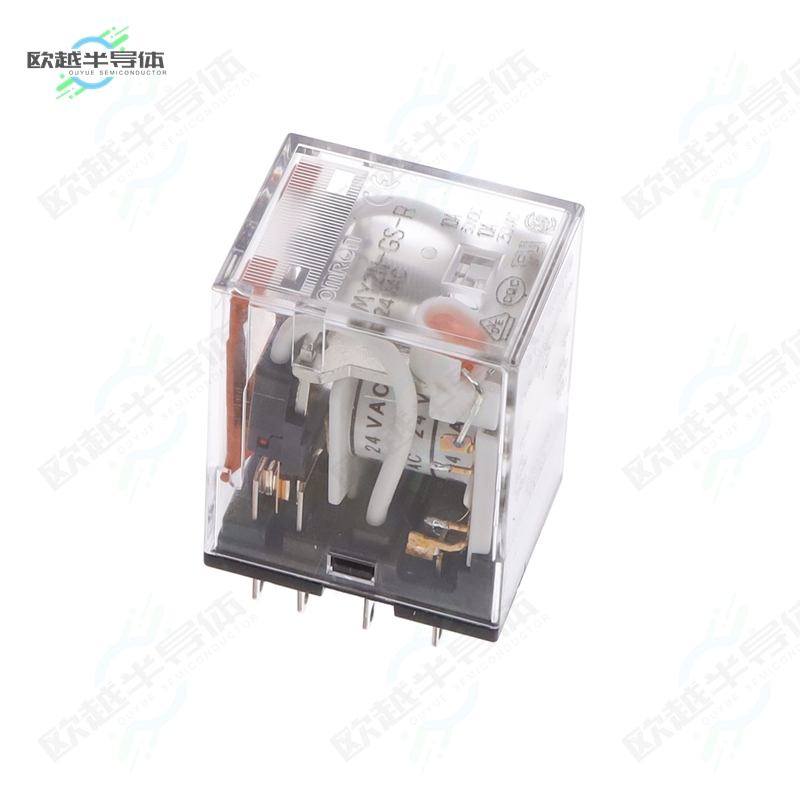 MY2N-GS-R AC24[继电器RELAY GEN PURPOSE DPDT 5A 24V]