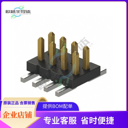 FTS-104-02-F-DV-TR【CONN HEADER SMD 8POS 1.27MM】