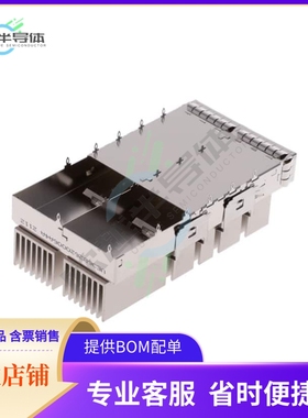 UE36-B26200-06A4A【QSFP DD CAGE 1X2 W/ HS FIN PIN H】