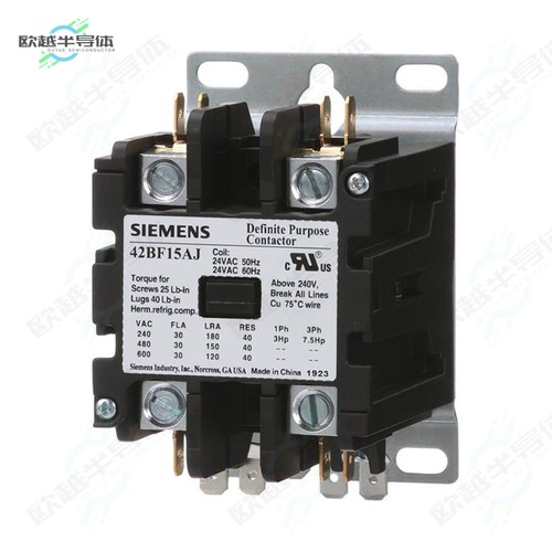 42BF15AF[继电器CONTACTOR, 42DP,30A,2P,OPEN,120V]