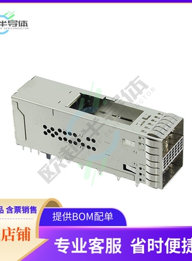 2299940-4【CONN ZQSFP+ RCPT CAGE 2X1 76P RA】