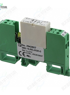 2942807[继电器RELAY GEN PURPOSE SPST 6A 24V]