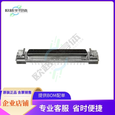 5749069-7【CONN D-TYPE RCPT 68POS VERT SLDR】