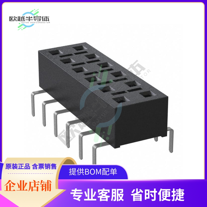 HLE-106-02-F-DV-PE-BE【CONN RCPT 12POS 0.1 GOLD PCB】