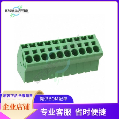 1819163【TERM BLOCK 10POS 30DEG 7.5MM PCB】