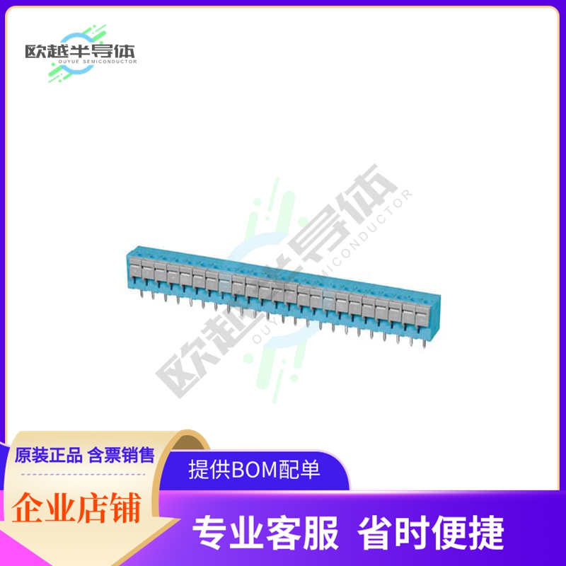 TBL004V-508-23BE-2GY【TERMINAL BLOCK, SCREWLESS, 5.08,】