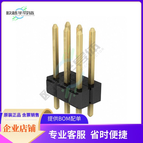 929715-01-03-EU【CONN HEADER VERT 6POS 2.54MM】