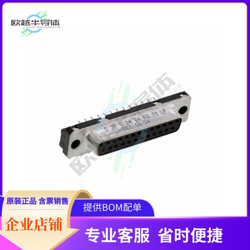 D25S24B4PA00LF【CONN D-SUB RCPT 25POS VERT SLDR】