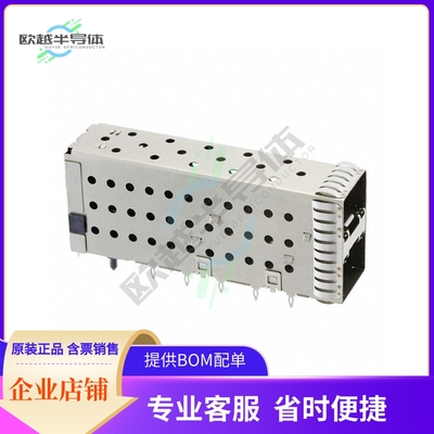 2007492-8【CONN SFP+ RCPT W/CAGE 2X1 40P RA】