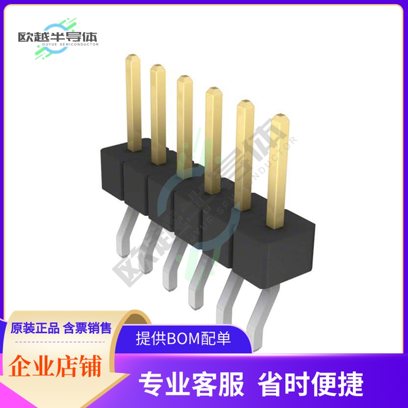 GBC06SBSN-M89【CONN HEADER SMD R/A 6POS 2.54MM】