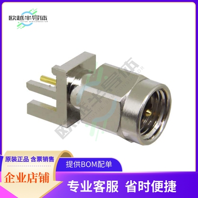 CONSMA013.062【CONN SMA PLUG STR 50OHM EDGE MNT】