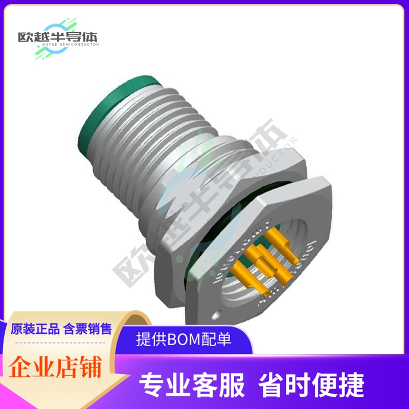 M12D-04PMMS-SF8001【CONN PLUG MALE 4P GOLD SLDR CUP】