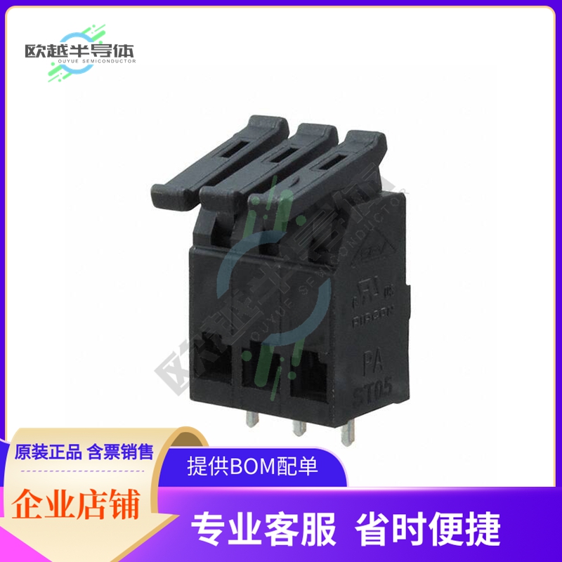 AST0550302【TERM BLK 3POS SIDE ENTRY 5MM PCB】
