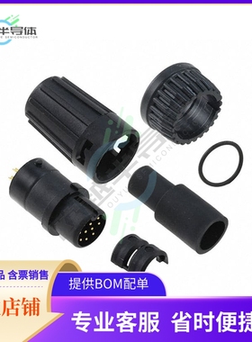 W6882-10PG-528【CONN PLUG MALE 10P GOLD SLDR CUP】