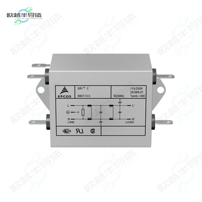 B84113C0000B060[滤波器LINE FILTER 250VAC/VDC 6A CHASS]