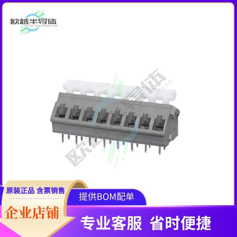 TBL005A-500-08GY-2WT【TERMINAL BLOCK, SCREWLESS, 5.00,】