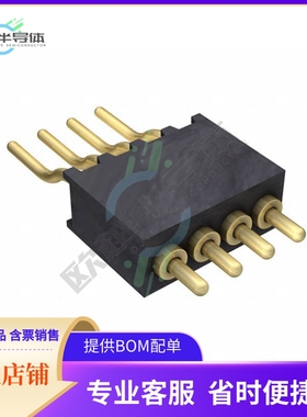 854-22-004-40-601101【CONN SPRING PISTON 4POS R/A SMD】