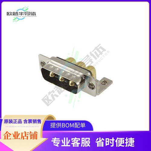 684S3W3103L461【CONN D-SUB PLUG 3POS R/A SLDR】