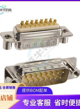 172-E15-103R031【CONN D-SUB PLUG 15POS PNL MNT】