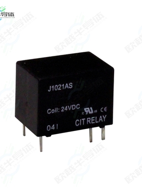 J1021AS524VDC.45[继电器RELAY GEN PURPOSE SPST 5A 24V]