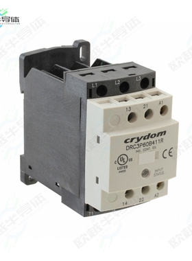 DRC3P60B411R[继电器SSR RELAY 3PST-NO 7.6A 48-600V]