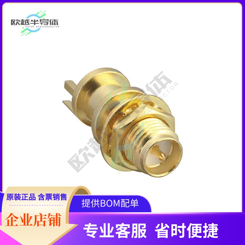 CONREVSMA006.062-G【CONN RPSMA RCPT STR 50OHM EDGEMT】