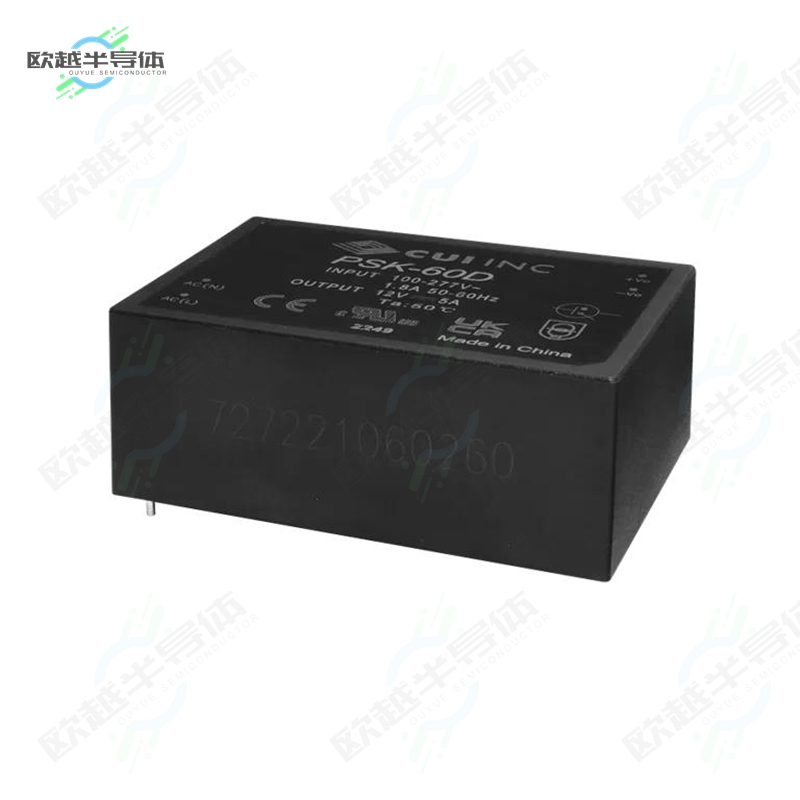 PSK-60D-5[电源模块AC-DC, 60W, 5 VDC, SINGLE OUTPUT]