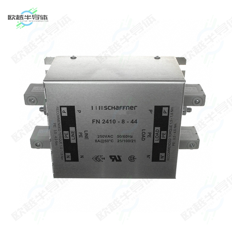 FN2410-8-44[滤波器LINE FILTER 250VAC 8A CHASS MNT]