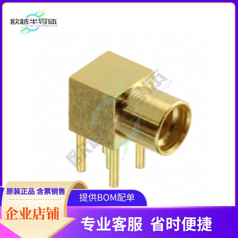 6-1634010-0【CONN MMCX RCPT R/A 50 OHM PCB】