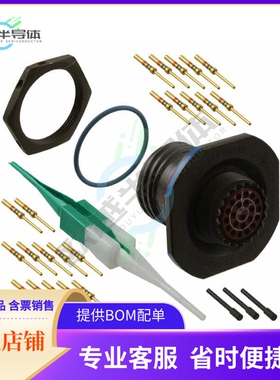 D38999/24WC35PN【CONN RCPT MALE 22POS GOLD CRIMP】