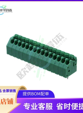 1985328【TERM BLOCK 15POS 45DEG 3.5MM PCB】