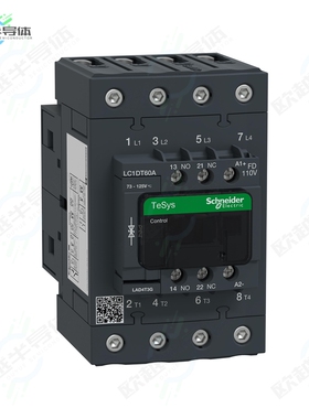 LC1DT60AFD[继电器TESYS 4P EVLK CONTACTOR 60A AC1]
