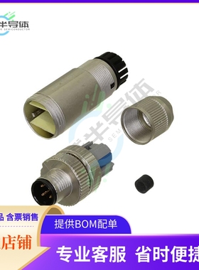 1424666【CONN PLUG MALE 4P SPRING-CAGE】