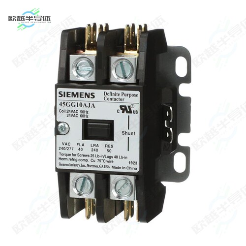 45GG10AHA[继电器CONTACTOR, 45DP,40A,1P,OPEN,480V]